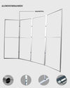 4-Panel-Magnetdisplay Aluminiumrahmen