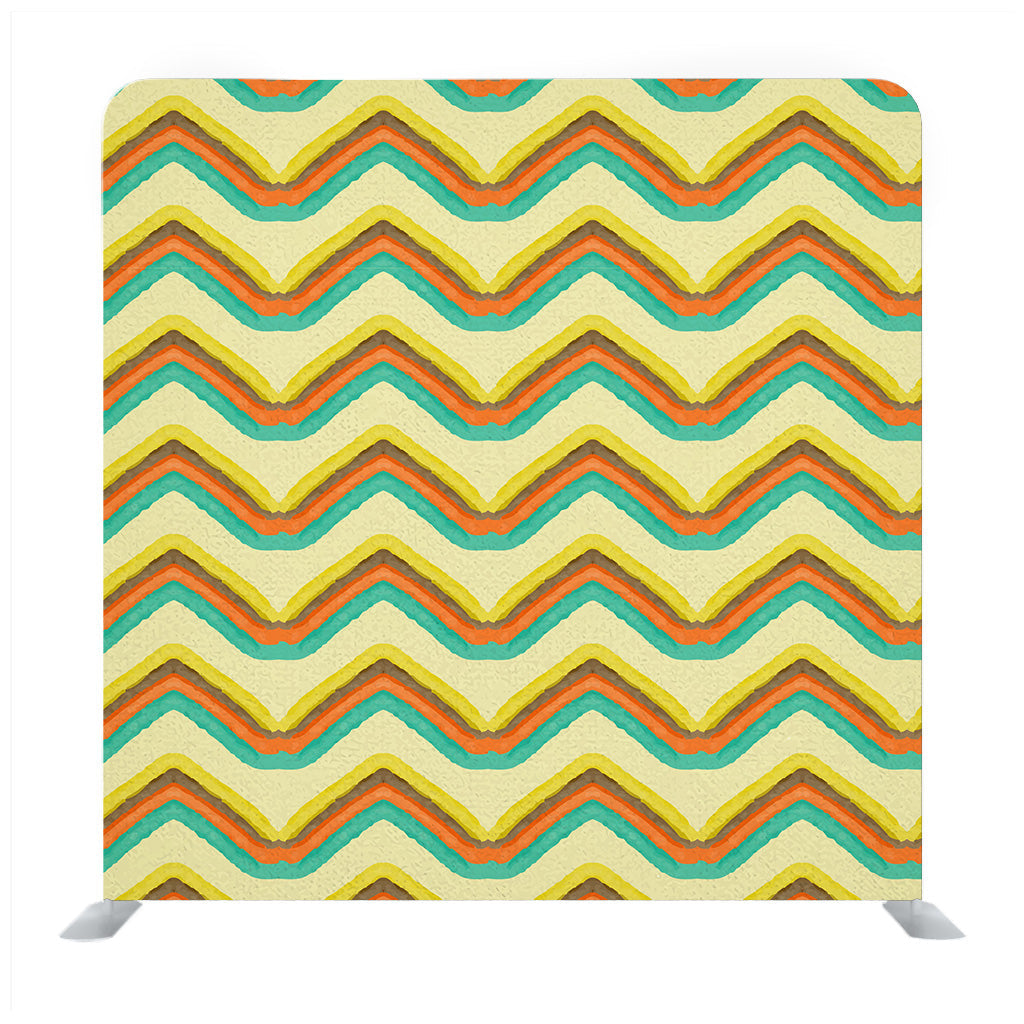 Multi Color zigzag striped pattern  Backdrop