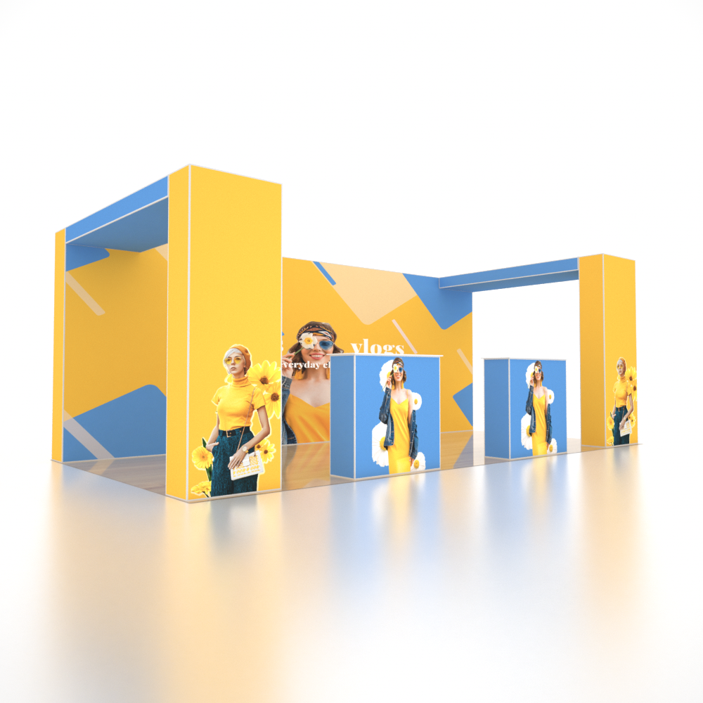 SEG Pro Popup Booth – Model 5 (6m x 3m)