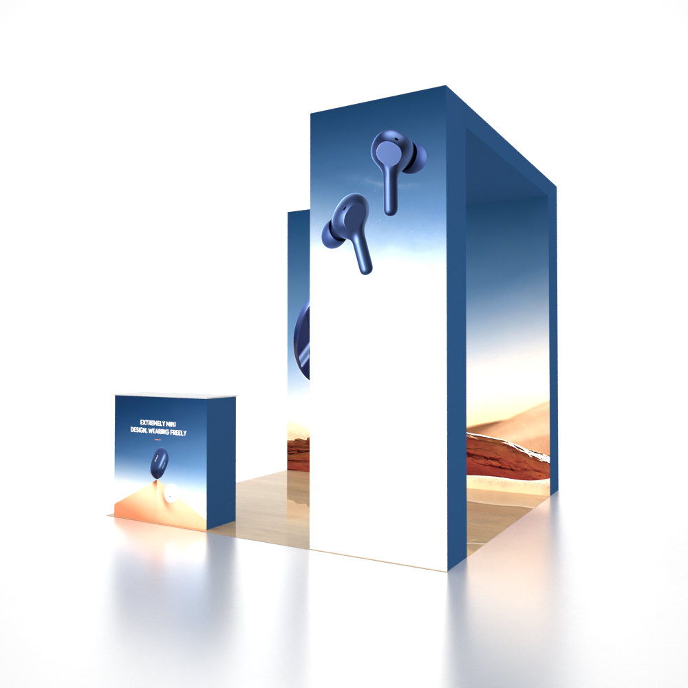 Tragbares Ausstellungsdisplay 3m x 3m – Modell 41