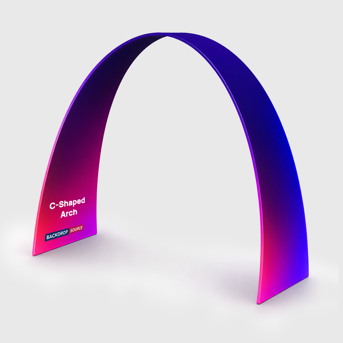 C-Form Spanngewebe Arch - 3m
