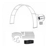 C-Form Spanngewebe Arch - 3m
