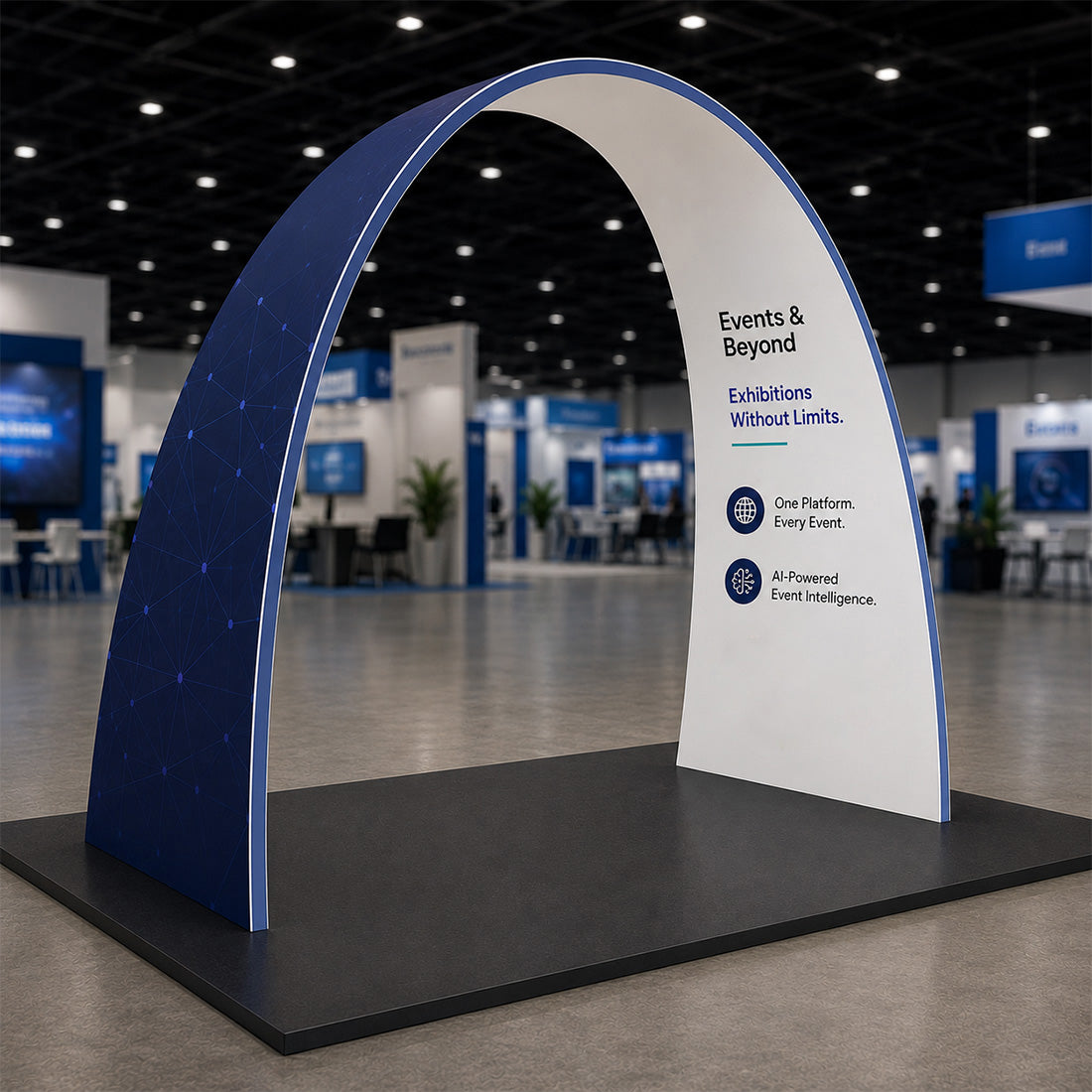 C-Form Spanngewebe Arch - 3m