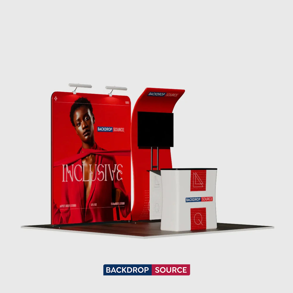 Tragbares Messedisplay 3m x 3m – Modell 10