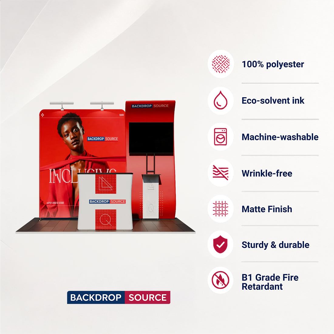 Tragbares Messedisplay 3m x 3m – Modell 10