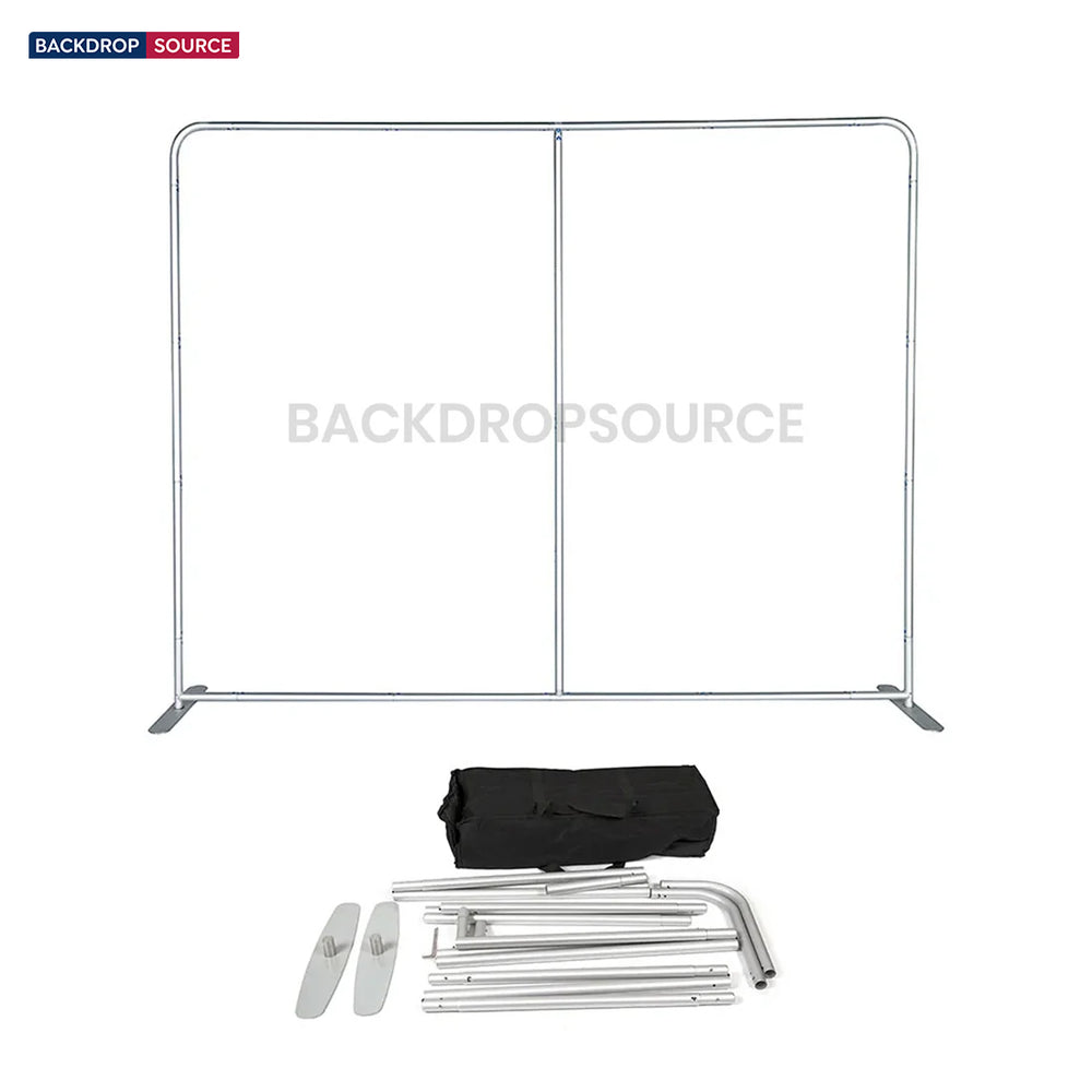 Gerades 3m x 3m Exhibit-Pro-3-in-1-Displayset mit stabilem Podestkoffer