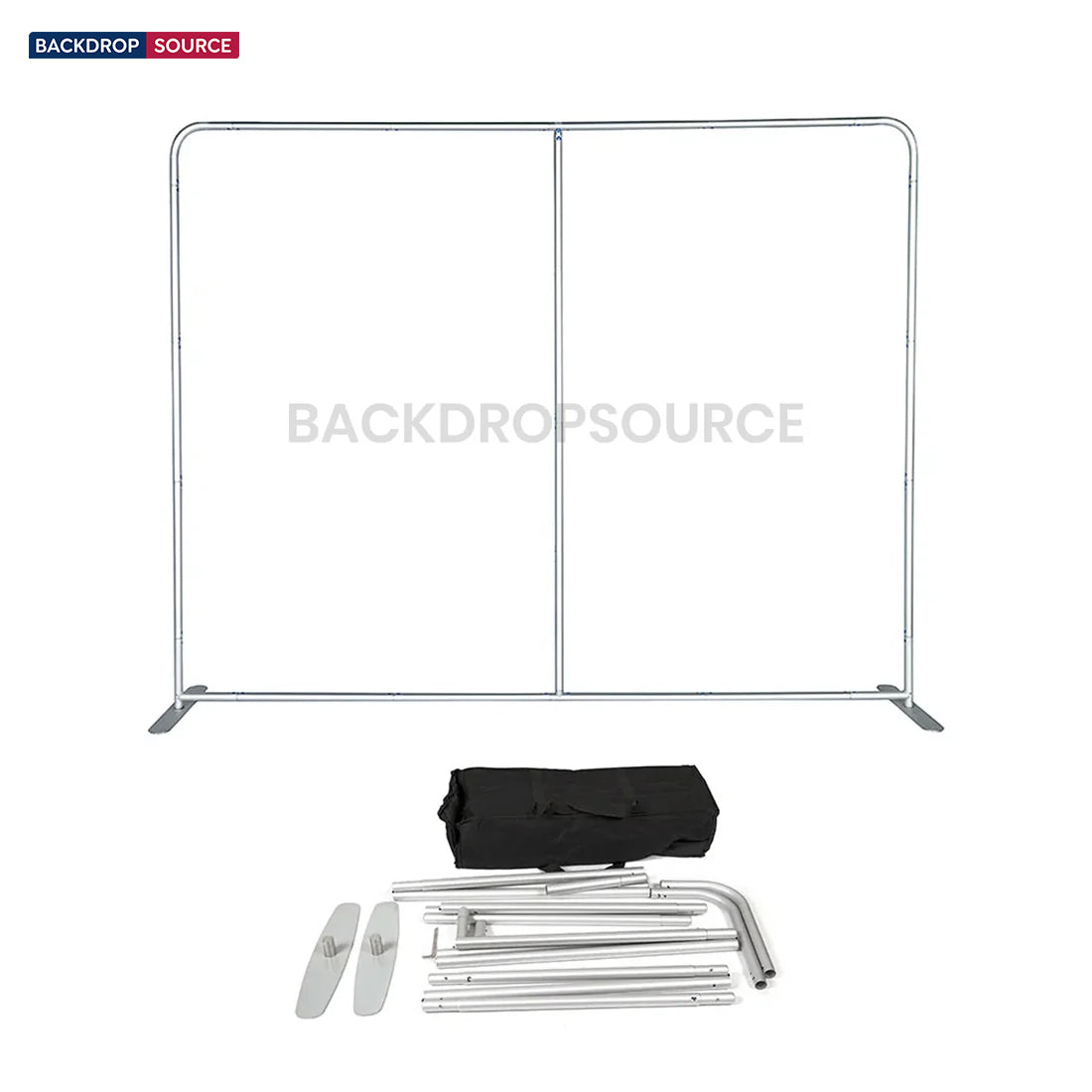 Gerades 3m x 3m Exhibit-Pro-3-in-1-Displayset mit stabilem Podestkoffer