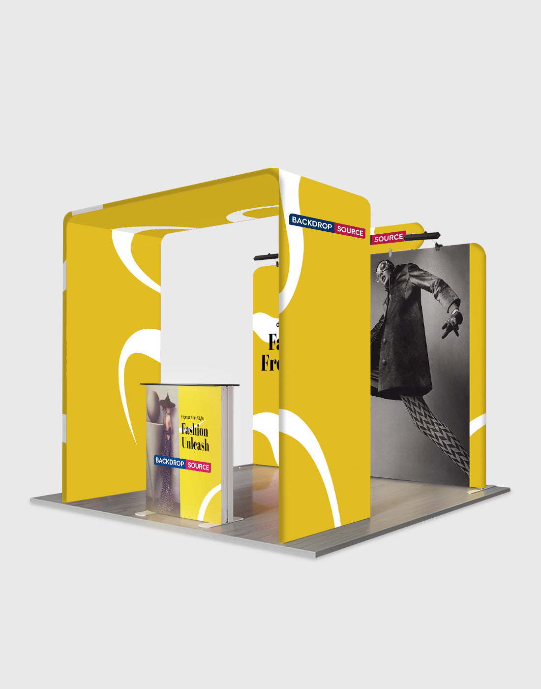 Tragbare Messedisplaywand 3m x 3m – Modell 29