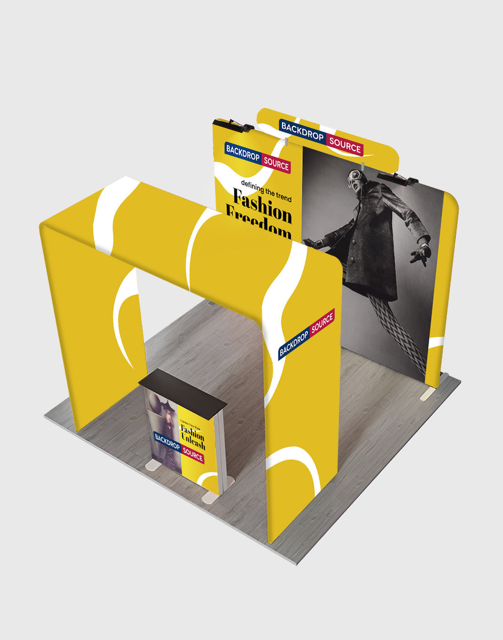 Tragbare Messedisplaywand 3m x 3m – Modell 29