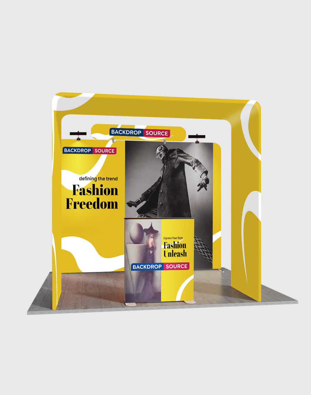 Tragbare Messedisplaywand 3m x 3m – Modell 29