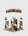 Tragbare Messedisplaywand 3m x 3m – Modell 36