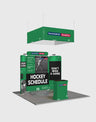 Tragbare Messedisplaywand 3m x 3m – Modell 32