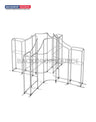 Magnetisches Stoff-Messestandsystem – Modell 4 (5m x 5m)