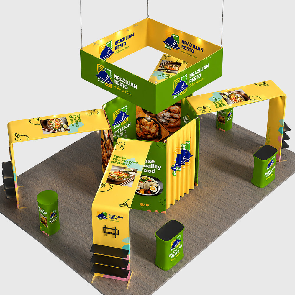 Modular Booth Kits 9m x 6m - Model 4