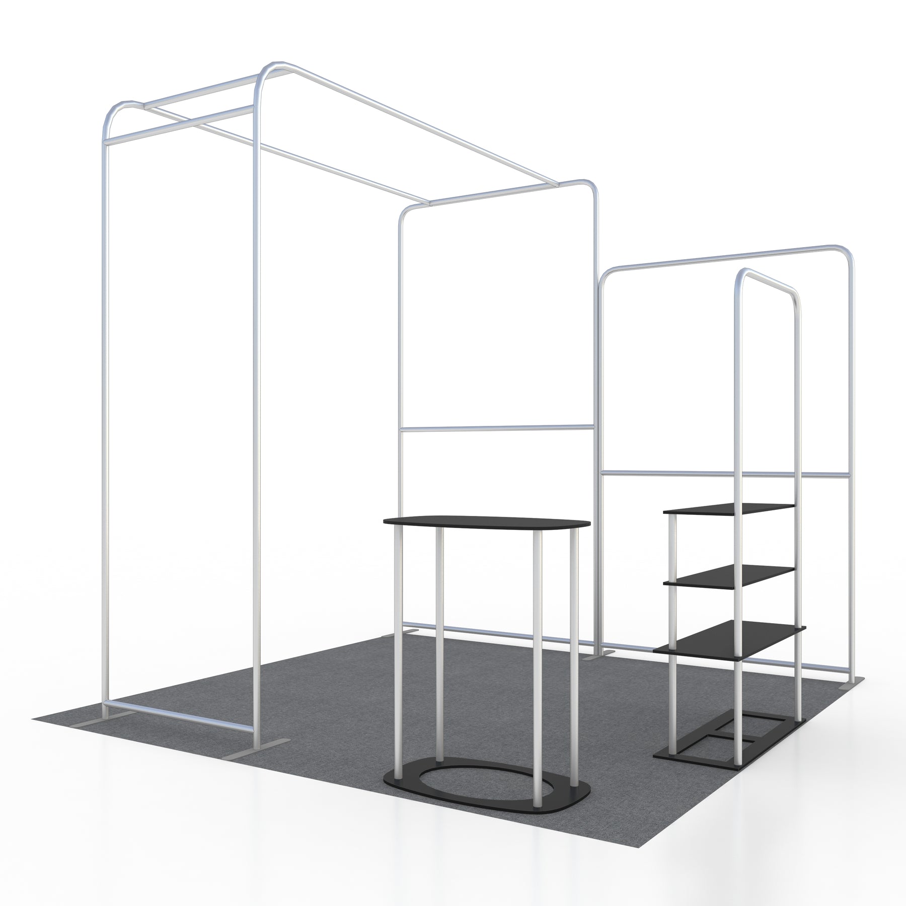 Tragbare Ausstellungswand 3m x 3m – Modell 15