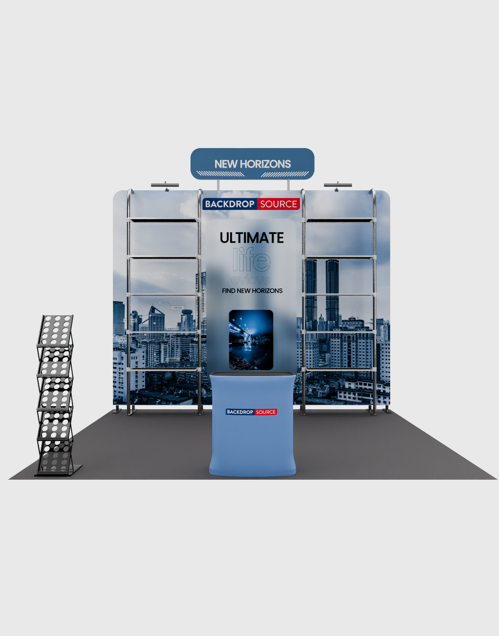 Tragbare Ausstellungswand 3m x 3m – Modell 28