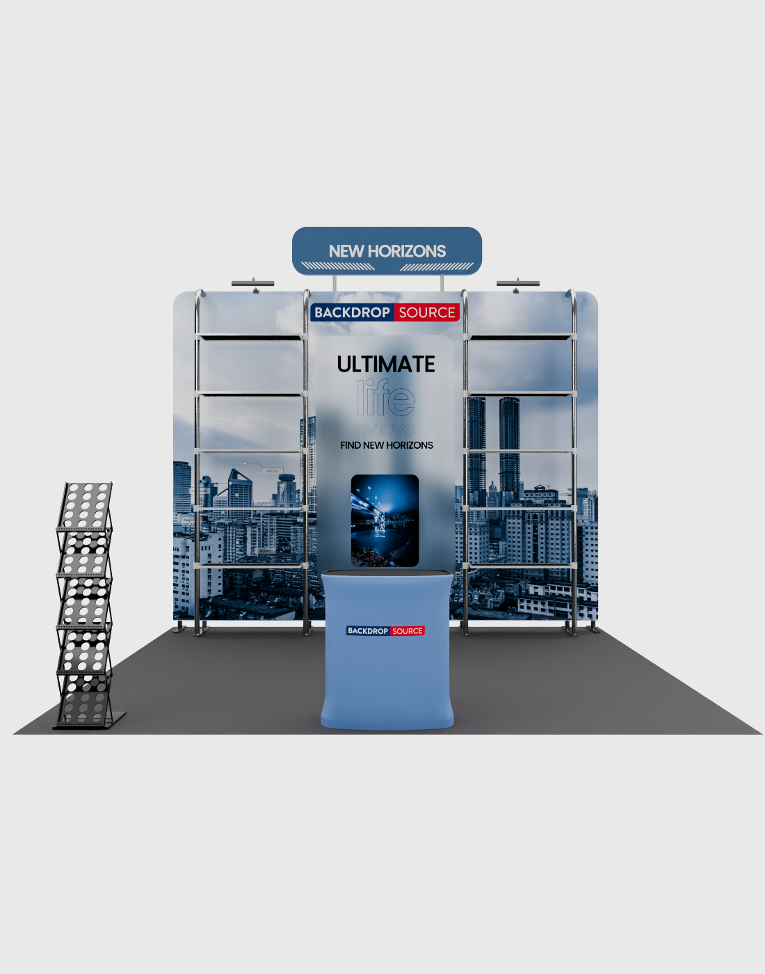 Tragbare Ausstellungswand 3m x 3m – Modell 28