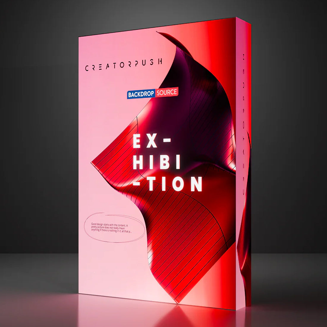Gerade hinterleuchtete SEG-Popup-Präsentation