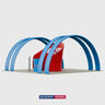 6m Meeting Pod with Round Arch Exhibition Kit