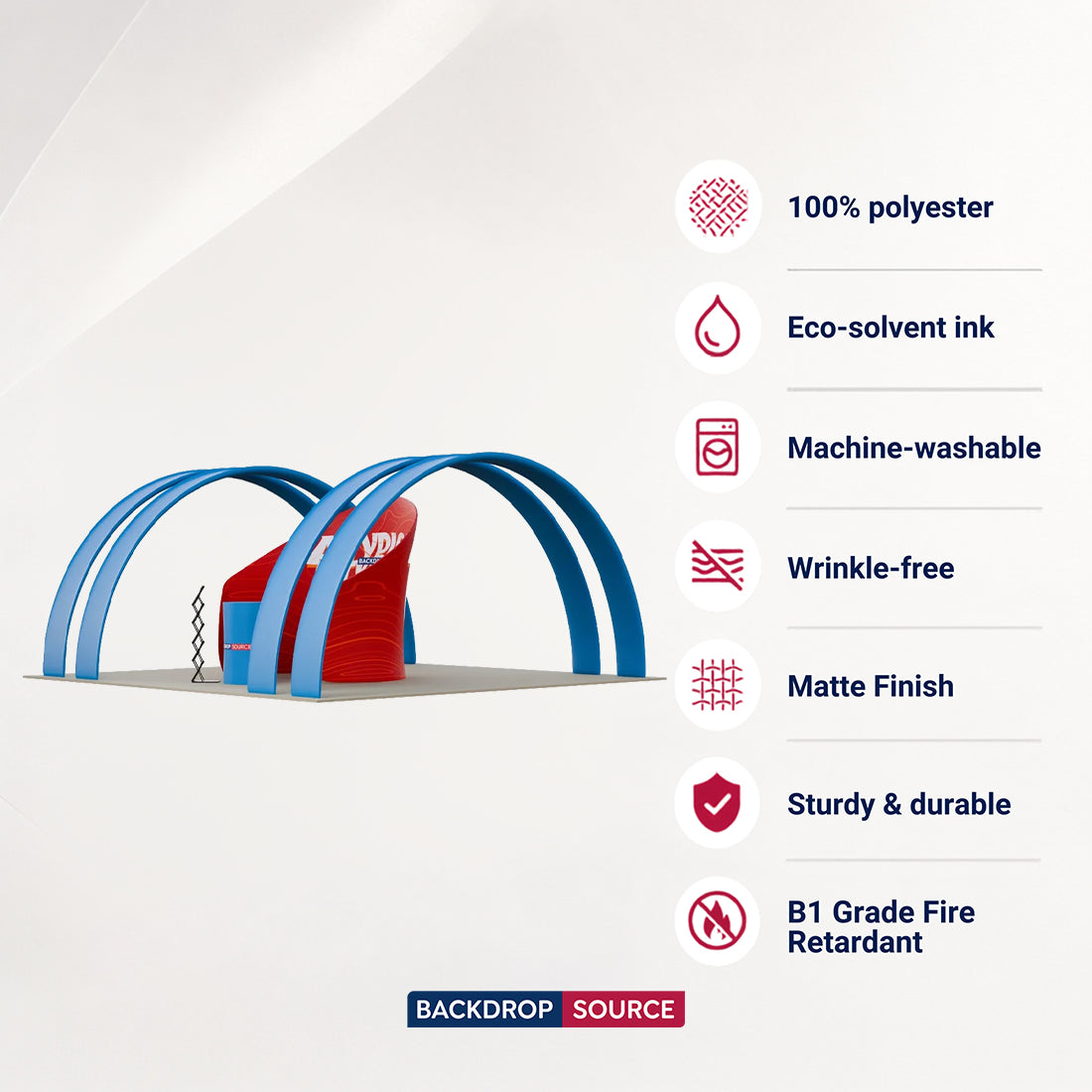 6m Meeting Pod with Round Arch Exhibition Kit