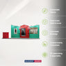 6m Straight Backdrop with 3D Wall & Arch Exhibition Kit