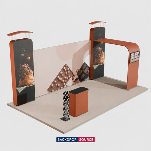 6m Round Top with Inclined Straight Exhibition Kit