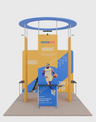 Mobiles Ausstellungsdisplay 3m x 3m – Modell 40