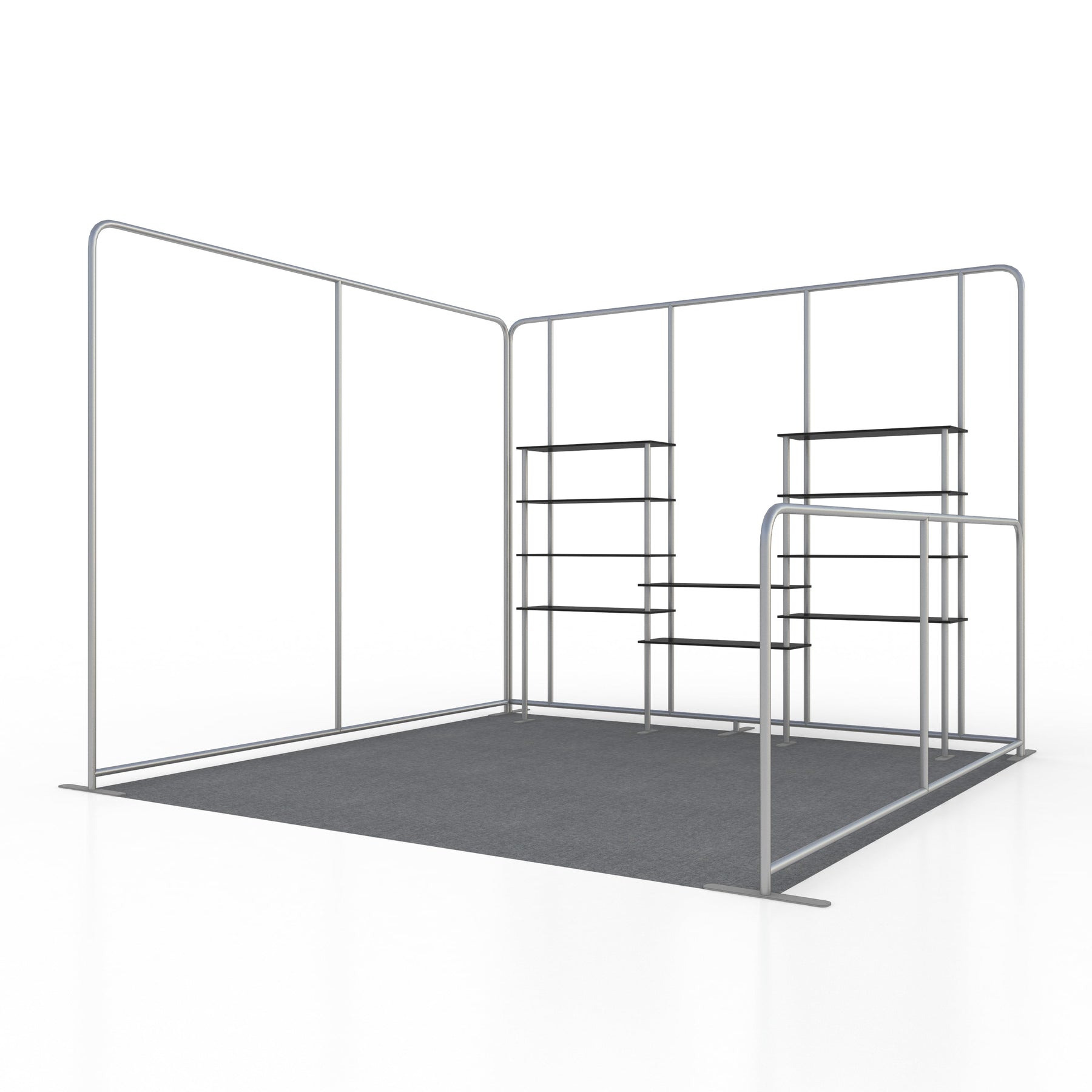 Tragbare Ausstellungswand 3m x 3m – Modell 21
