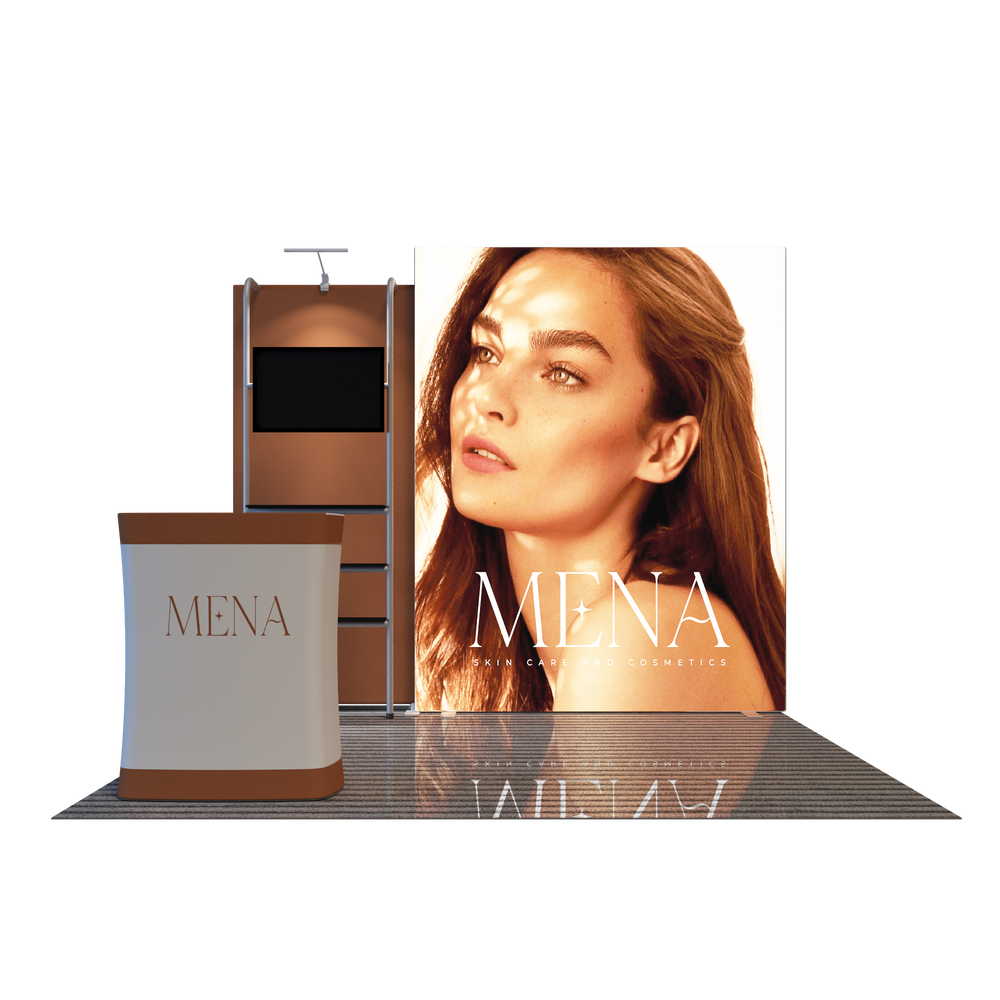 Premier 3m x 3m Messestand – Modell 2