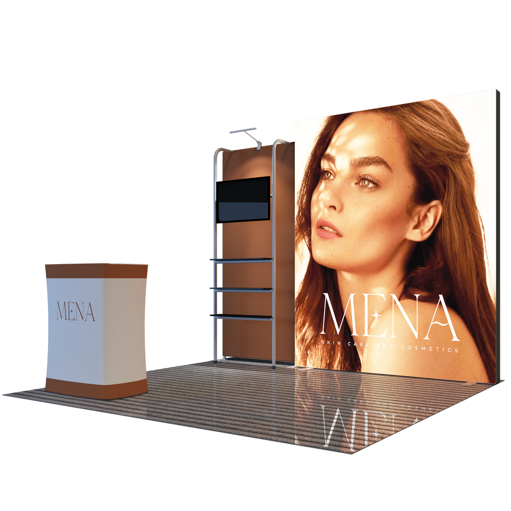 Premier 3m x 3m Messestand – Modell 2