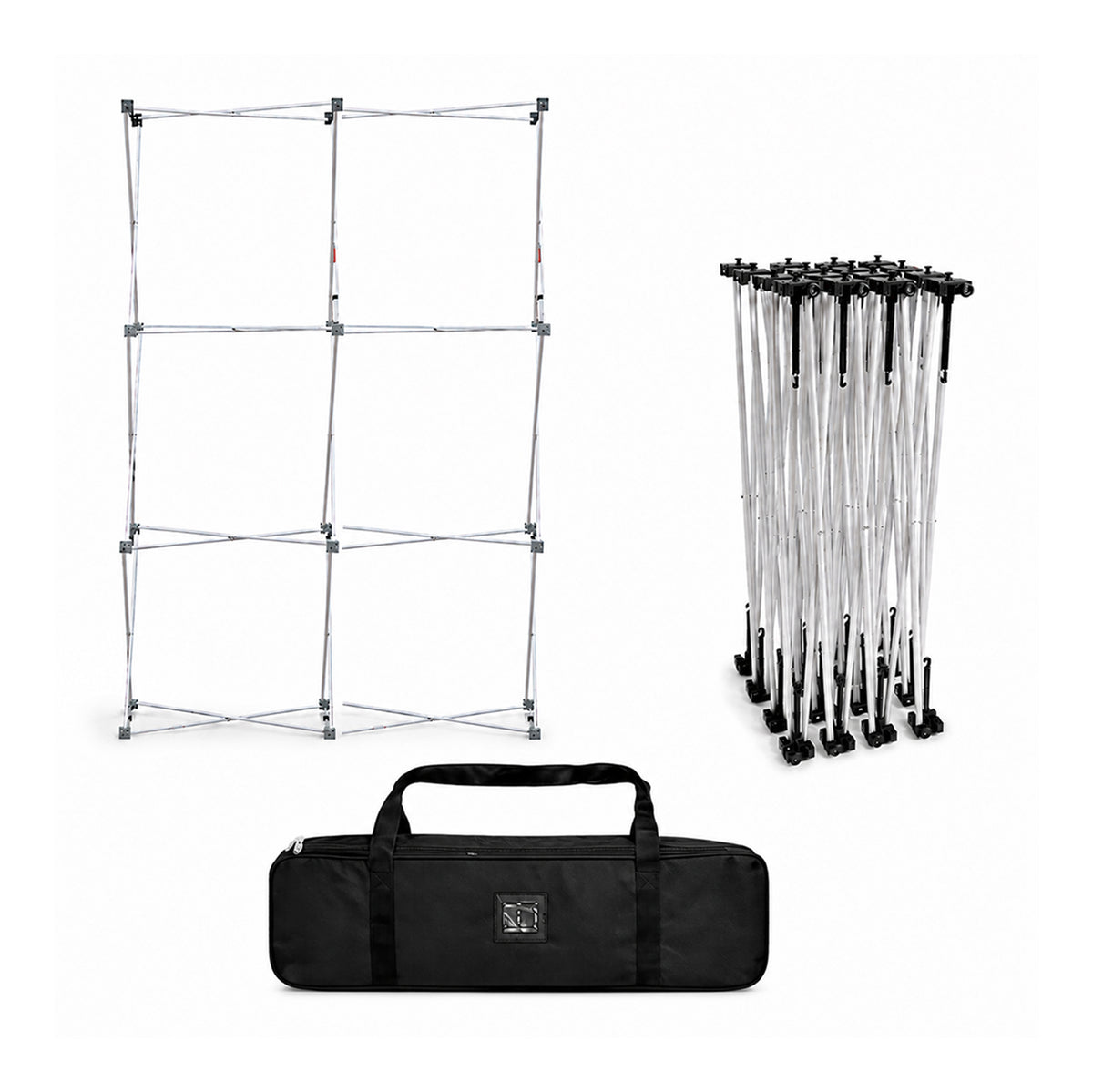 2 x 3 Stoff-GeoMetrix-Pop-up-Rasterdisplay
