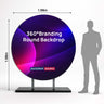 Runder 360°-Markenhintergrund