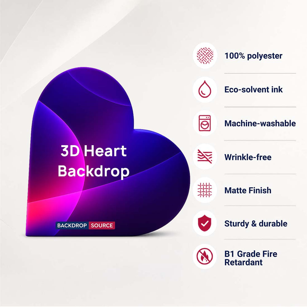 3D-Herzform-Hintergrund