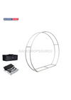 3D Moon-Shaped Tension Fabric Display