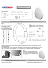 3D Moon-Shaped Tension Fabric Display