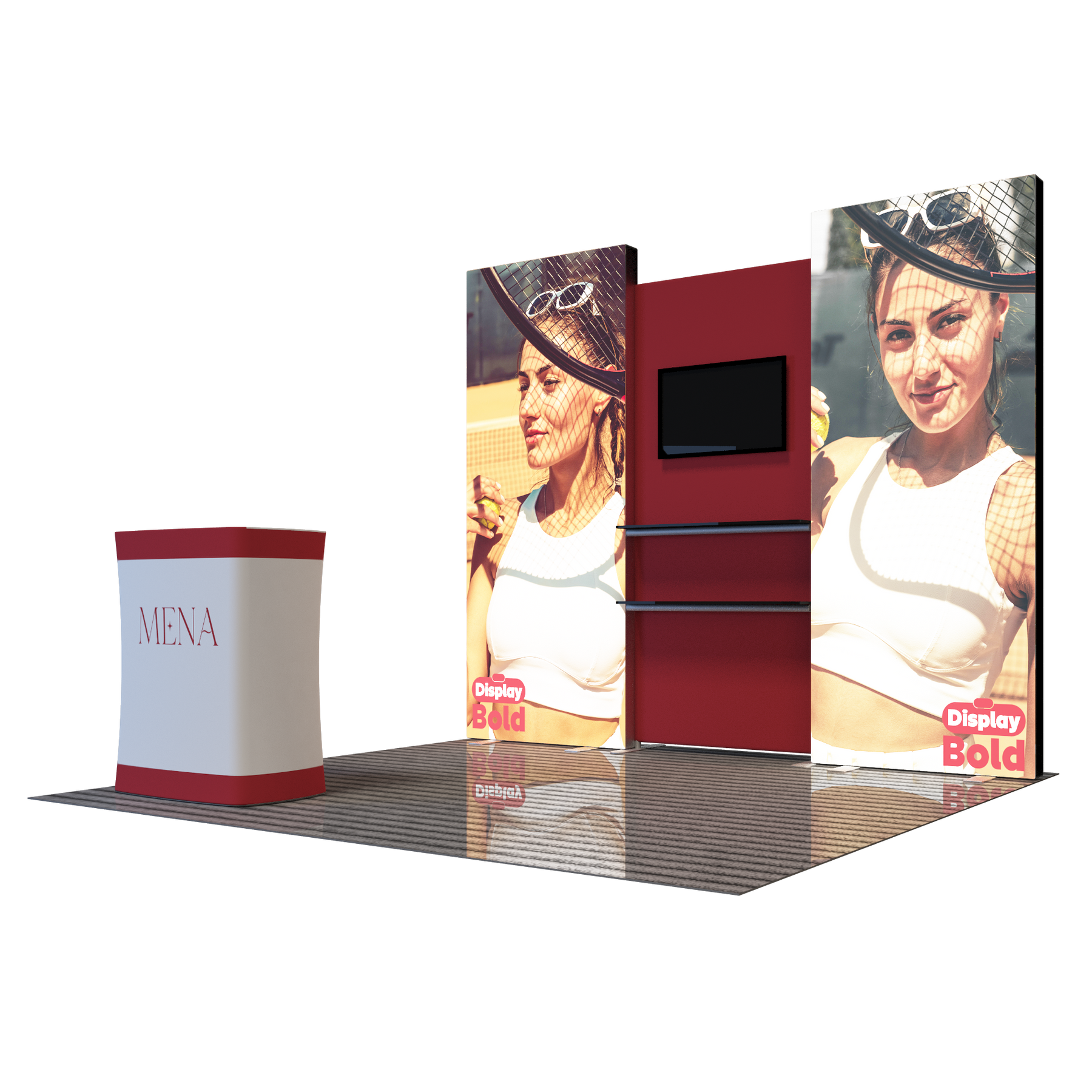 Premier 3m x 3m Messestand – Modell 7