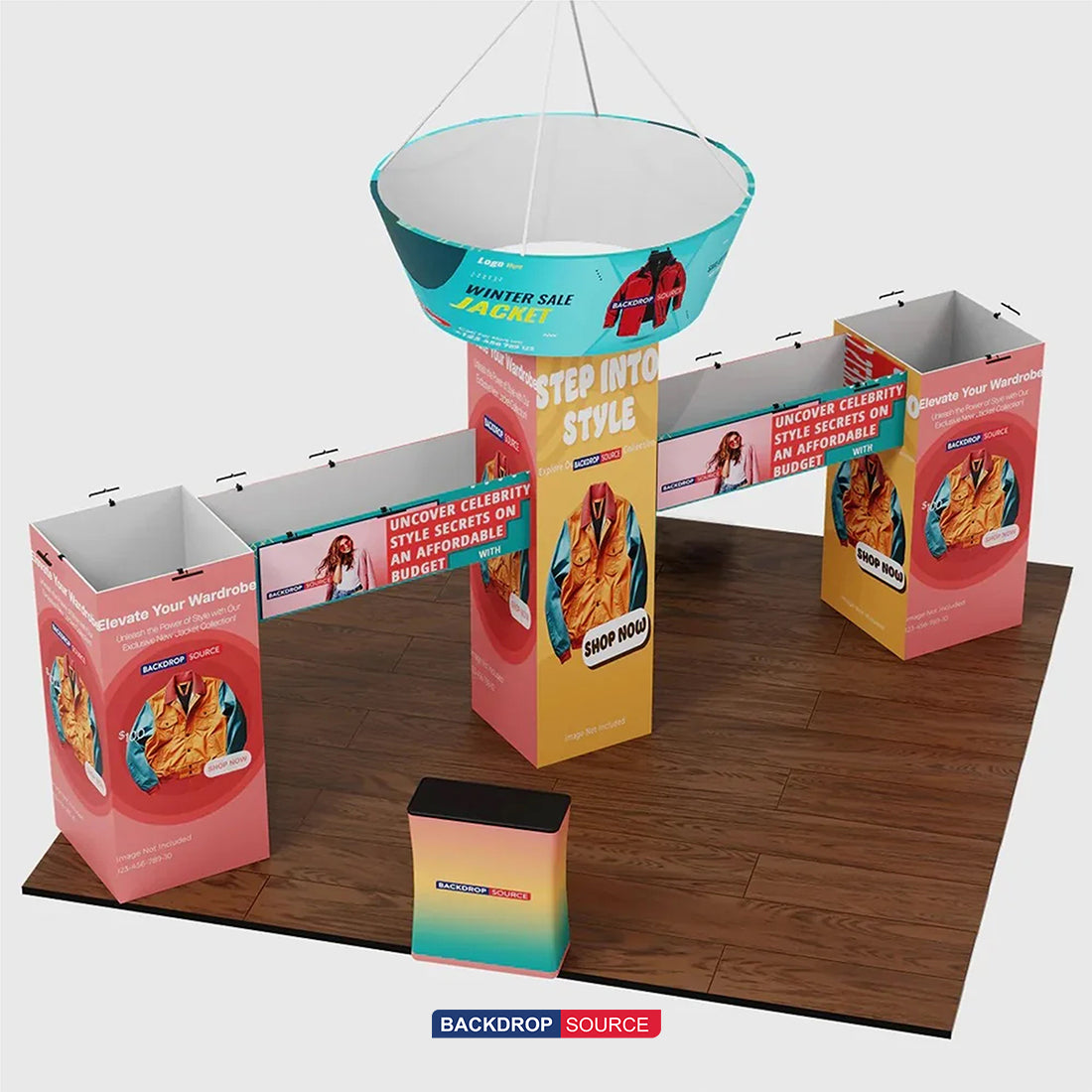 Modular Booth Kits 9m x 6m - Model 2