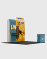 Tragbare Ausstellungswand 3m x 3m – Modell 16