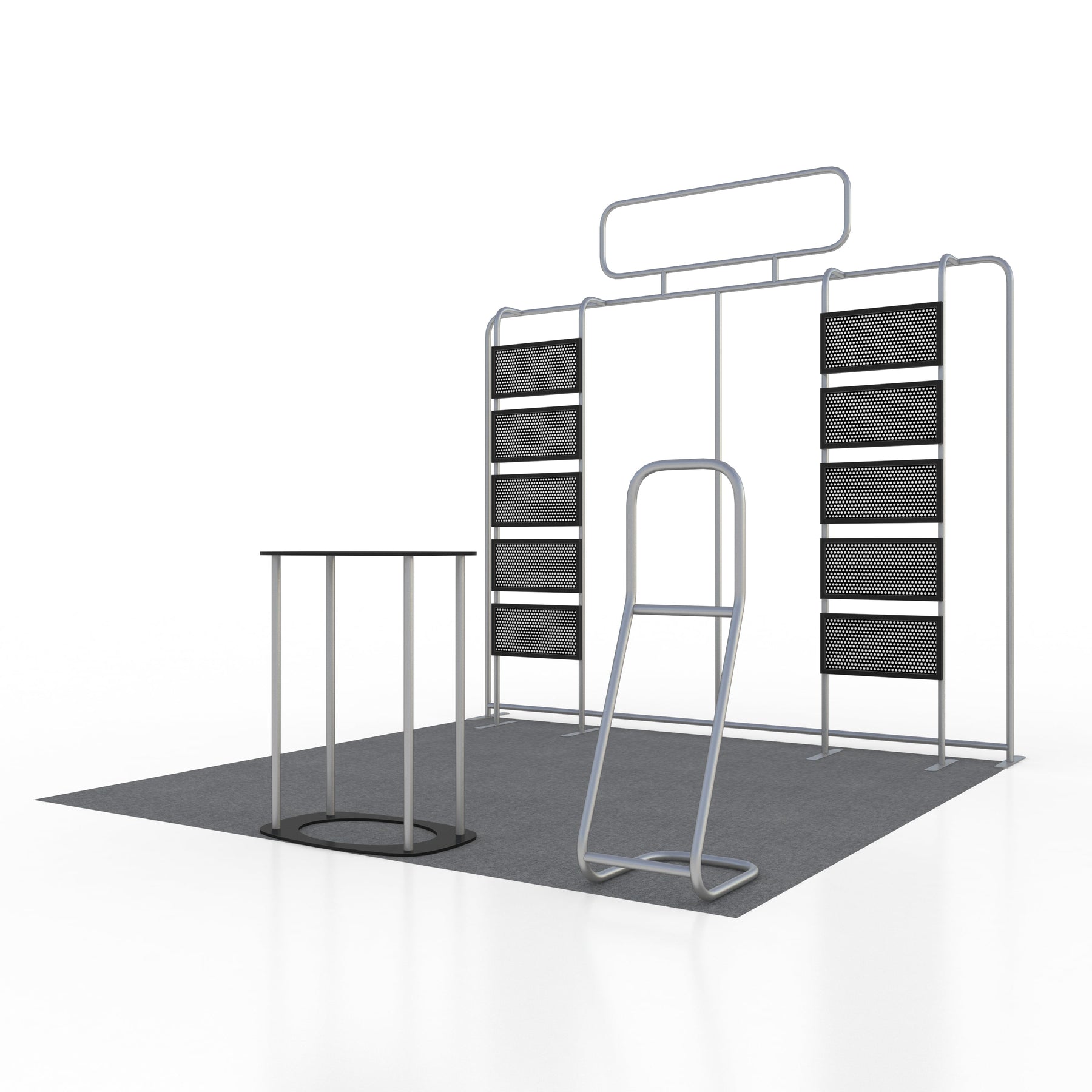 Tragbare Ausstellungswand 3m x 3m – Modell 28