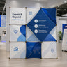 3 x 3 Stoff-GeoMetrix-Pop-up-Rasterdisplay