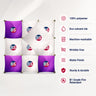 3 x 3 Stoff-GeoMetrix-Pop-up-Rasterdisplay