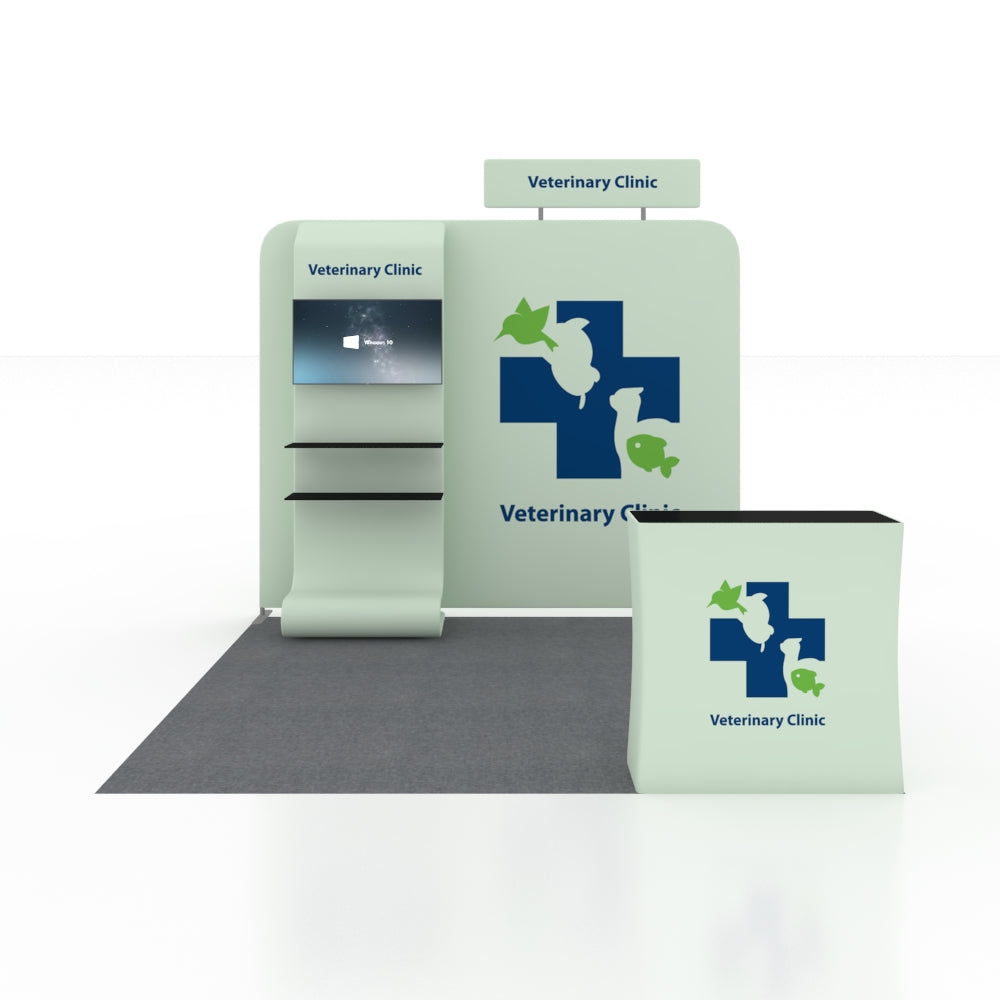 Tragbare Ausstellungswand 3m x 3m – Modell 16
