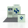 Tragbare Ausstellungswand 3m x 3m – Modell 16