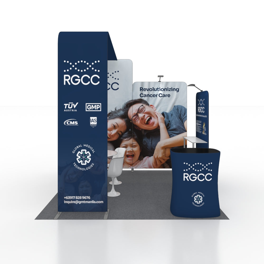 Tragbare Ausstellungswand 3m x 3m – Modell 15