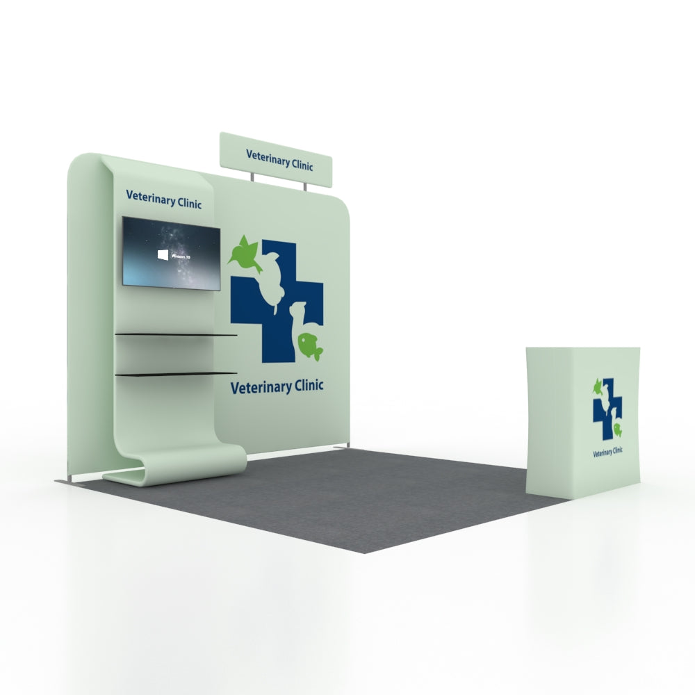 Tragbare Ausstellungswand 3m x 3m – Modell 16