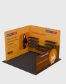 Tragbare Ausstellungswand 3m x 3m – Modell 21