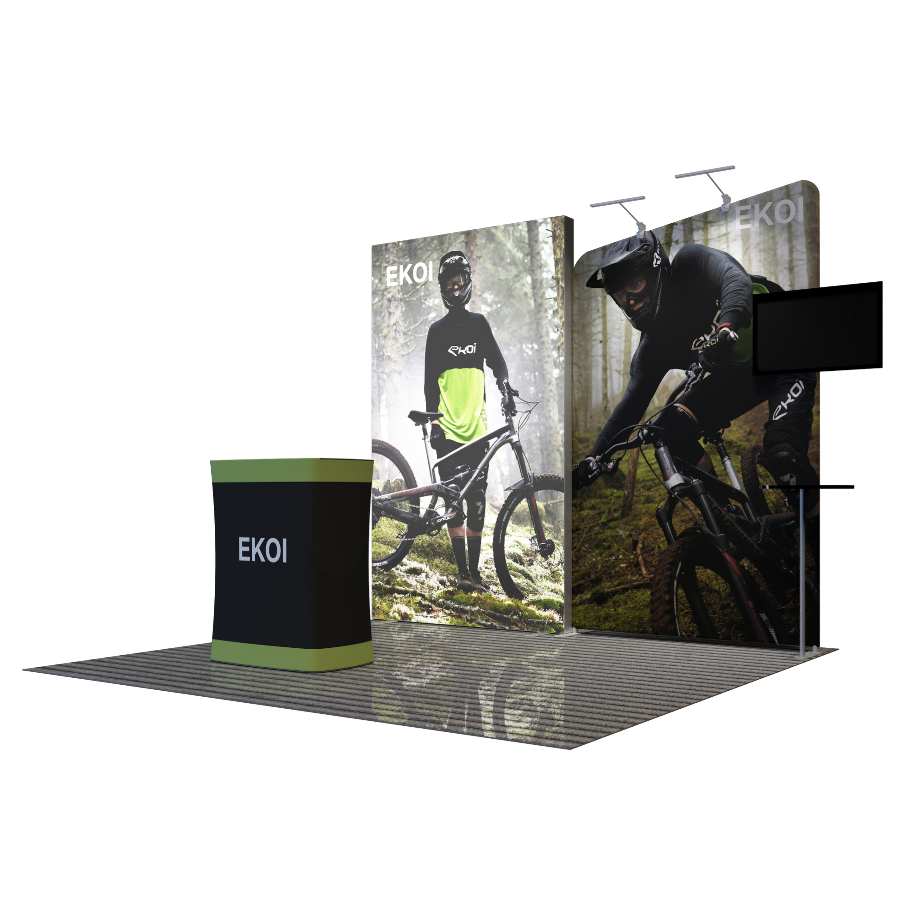 Premier 3m x 3m Messestand – Modell 8