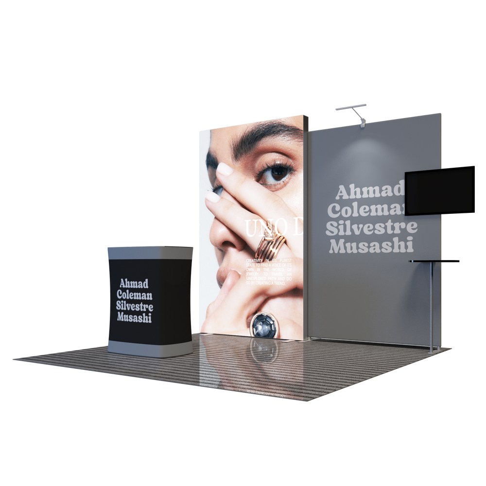 Premier 3m x 3m Messestand – Modell 4