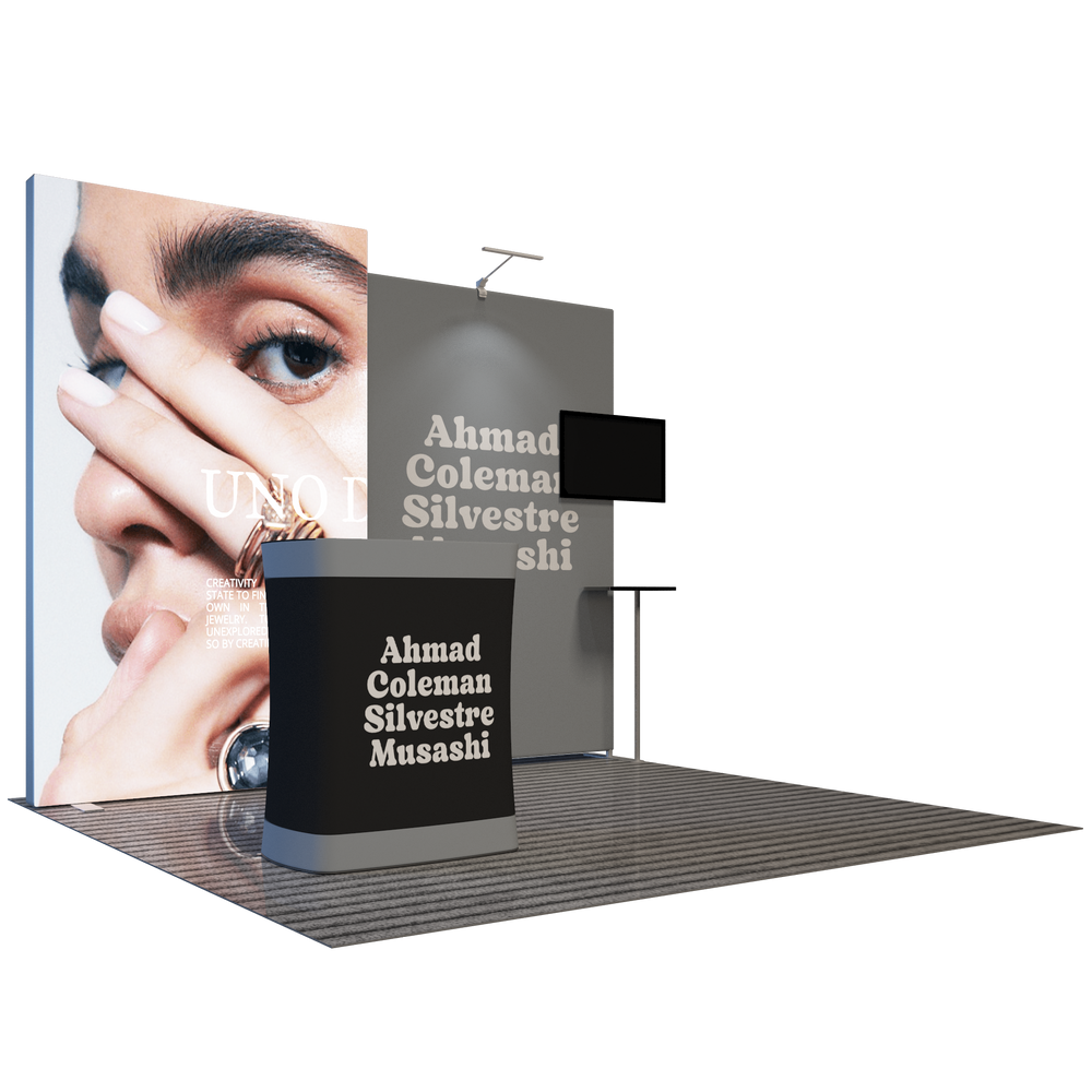 Premier 3m x 3m Messestand – Modell 4