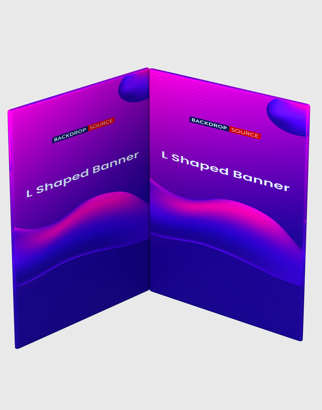 L Shaped Banner